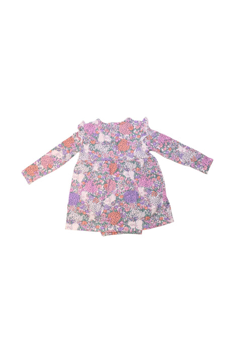 A Multicolour Long Sleeve Dresses from Milky in size 6-12M for girl. (Back View)