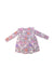 A Multicolour Long Sleeve Dresses from Milky in size 6-12M for girl. (Back View)