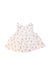 A White Sleeveless Dresses from Petit Bateau in size 3-6M for girl. (Back View)