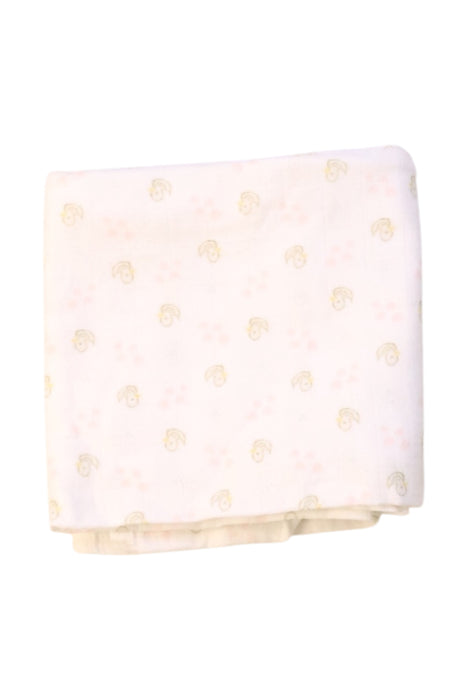 A White Blankets from Beaba in size O/S for neutral. (Front View)