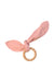 A Pink Musical Toys & Rattles from mimi et lulu in size O/S for neutral. (Front View)