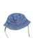 A Blue Sun Hats from Mothercare in size 0-3M for girl. (Back View)