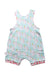 A Teal Sleeveless Rompers from Cotton Pigs in size 0-3M for girl. (Back View)