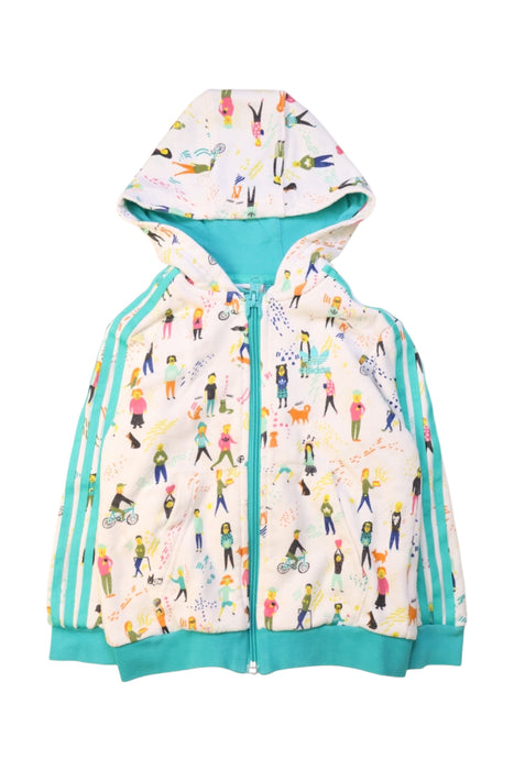 A Multicolour Lightweight Jackets from Adidas in size 2T for girl. (Front View)
