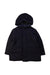 A Navy Coats from Jacadi in size 5T for neutral. (Front View)