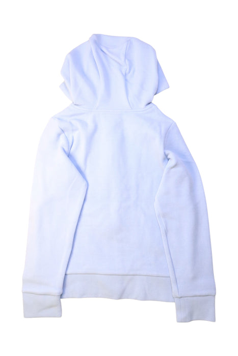 A Blue Zippered Sweatshirts from Jacadi in size 10Y for girl. (Back View)