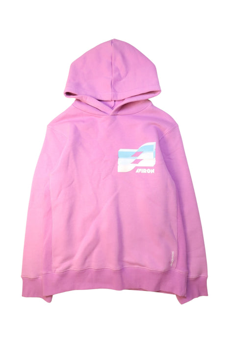 A Pink Hooded Sweatshirts from Jacadi in size 12Y for girl. (Front View)