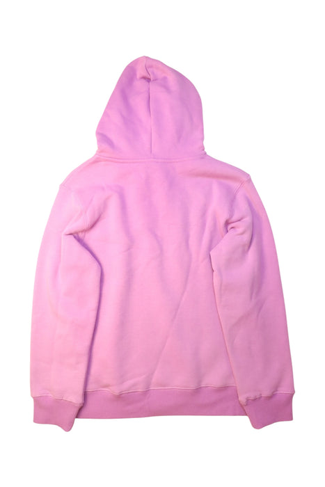 A Pink Hooded Sweatshirts from Jacadi in size 12Y for girl. (Back View)