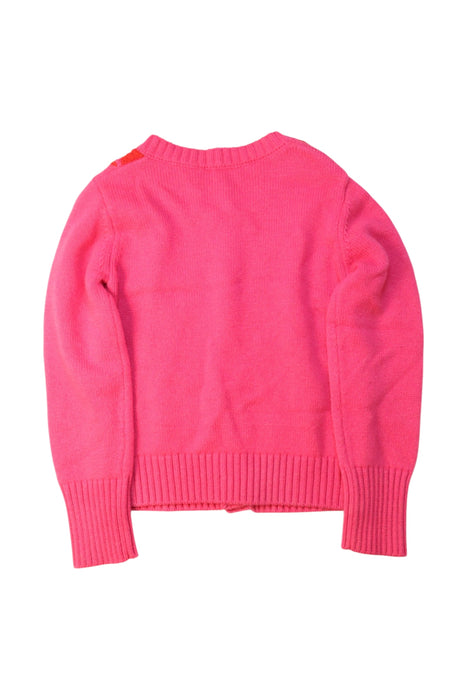 A Pink Cardigans from Jacadi in size 8Y for girl. (Back View)