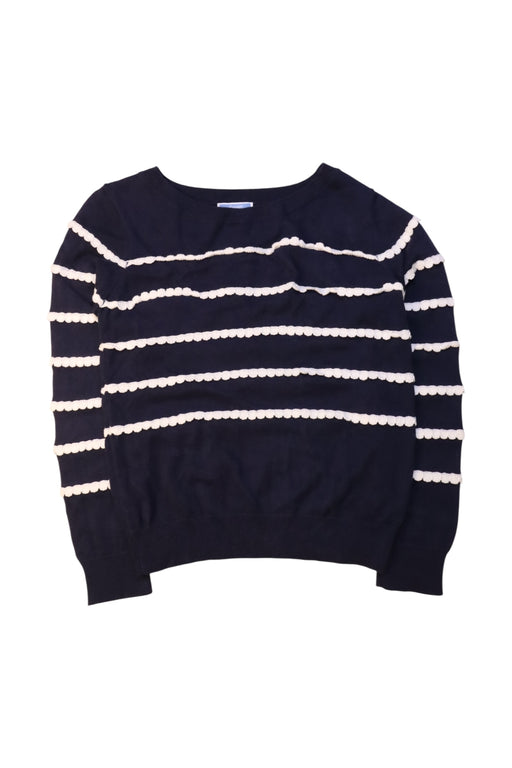 A Navy Long Sleeve Tops from Jacadi in size 8Y for girl. (Front View)