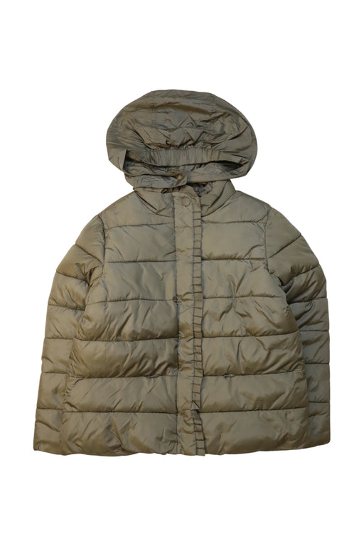 A Green Puffer/Quilted Coats & Outerwear from Jacadi in size 6T for neutral. (Front View)