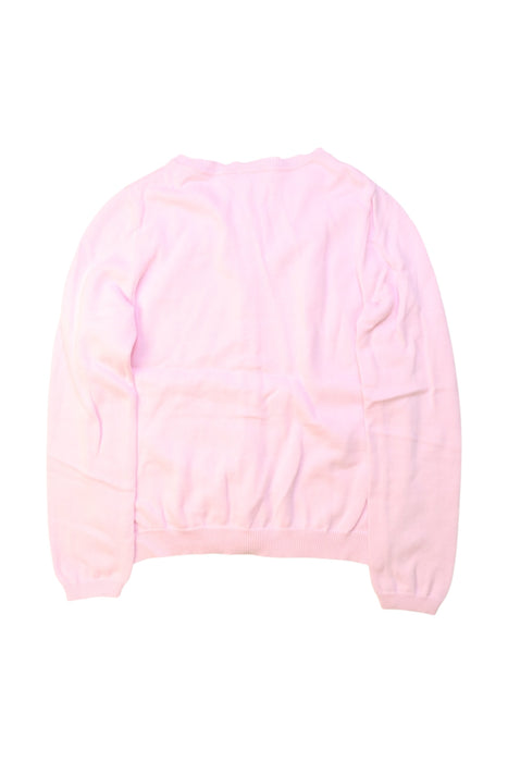 A Pink Cardigans from Jacadi in size 8Y for girl. (Back View)