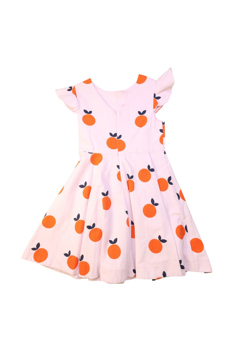 A Multicolour Short Sleeve Dresses from Jacadi in size 8Y for girl. (Back View)