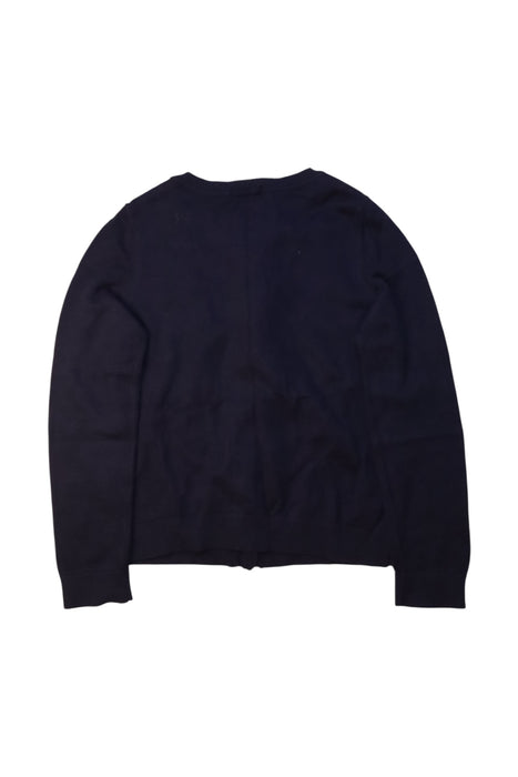 A Navy Cardigans from Jacadi in size 8Y for girl. (Back View)