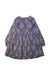 A Blue Long Sleeve Dresses from Jacadi in size 8Y for girl. (Front View)