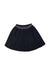 A Black Mid Skirts from Jacadi in size 8Y for girl. (Front View)