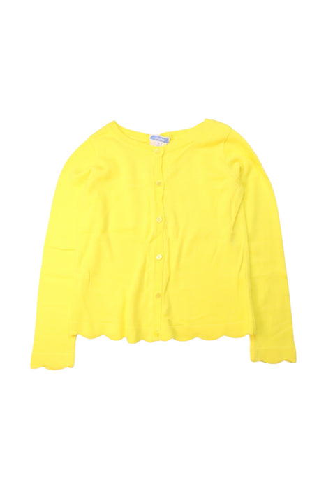 A Yellow Cardigans from Jacadi in size 8Y for girl. (Front View)