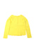 A Yellow Cardigans from Jacadi in size 8Y for girl. (Back View)