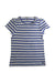 A Blue Short Sleeve T Shirts from Petit Bateau in size 8Y for girl. (Front View)