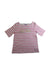 A White Short Sleeve Tops from Petit Bateau in size 10Y for girl. (Front View)