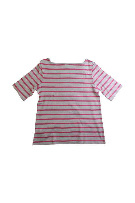 A White Short Sleeve Tops from Petit Bateau in size 10Y for girl. (Back View)