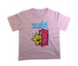 A Pink Short Sleeve T Shirts from X-girl in size 10Y for girl. (Front View)