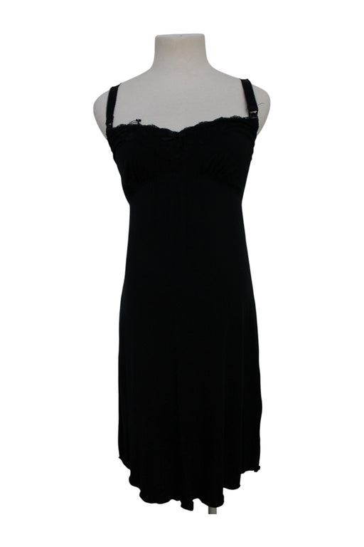 A Black Sleeveless Dresses from Seraphine in size Maternity-S for maternity. (Front View)