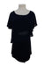 A Black Short Sleeve Dresses from Seraphine in size Maternity-L for maternity. (Front View)