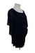 A Black Short Sleeve Dresses from Seraphine in size Maternity-L for maternity. (Back View)