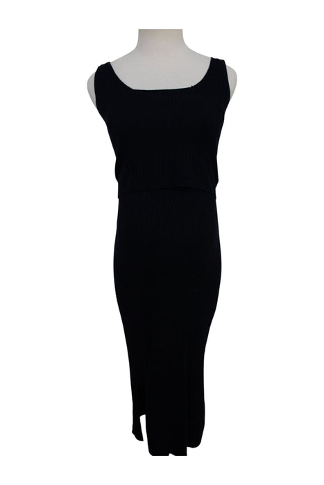 A Black Sleeveless Dresses from Seraphine in size Maternity-S for maternity. (Front View)