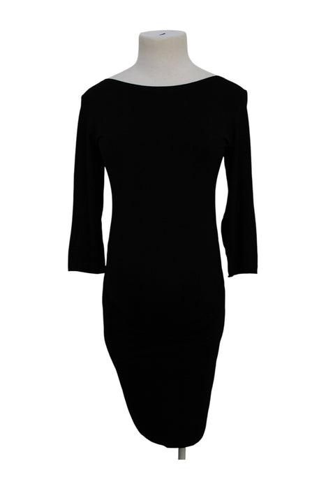A Black Long Sleeve Dresses from Seraphine in size Maternity-S for maternity. (Front View)