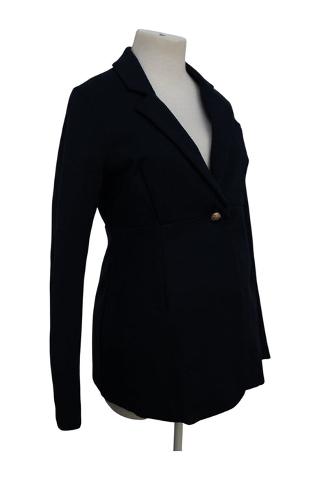 A Black Blazers from Seraphine in size Maternity-S for maternity. (Back View)