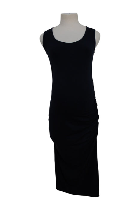 A Black Sleeveless Dresses from Seraphine in size Maternity-S for maternity. (Front View)