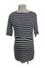 A Black Short Sleeve Tops from Seraphine in size Maternity-S for maternity. (Front View)
