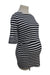 A Black Short Sleeve Tops from Seraphine in size Maternity-S for maternity. (Back View)