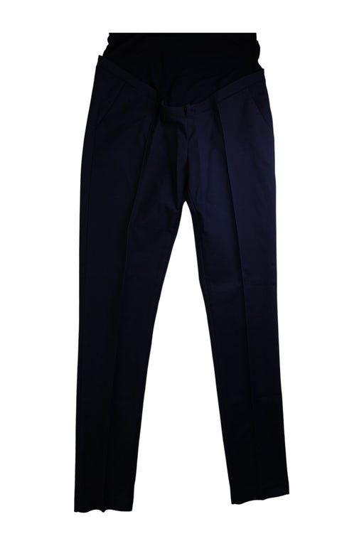 A Navy Dress Pants from Seraphine in size Maternity-XS for maternity. (Front View)
