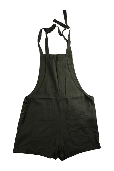 A Green Long Overalls from Seraphine in size Maternity-XS for maternity. (Back View)