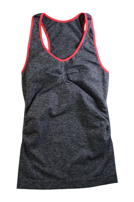A Grey Active Tops from Seraphine in size Maternity-S for maternity. (Front View)