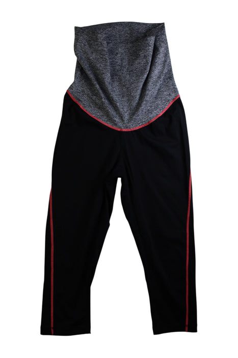 A Black Leggings from Seraphine in size Maternity-S for maternity. (Front View)
