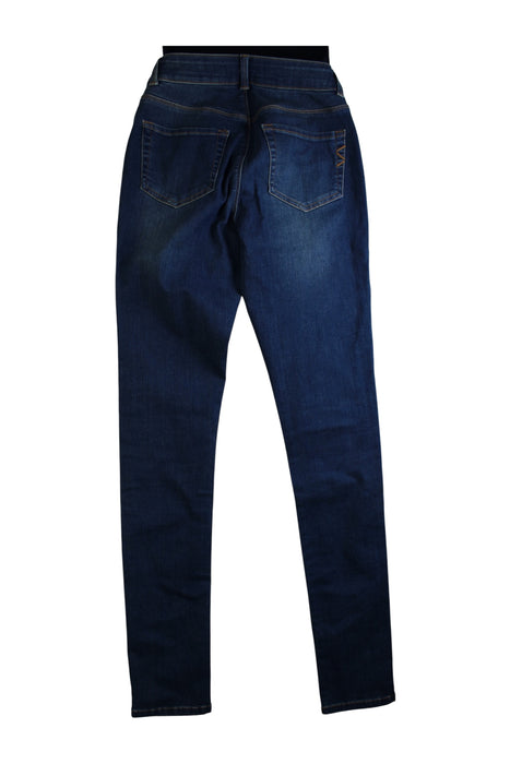 A Navy Jeans from Seraphine in size Maternity-XS for maternity. (Back View)