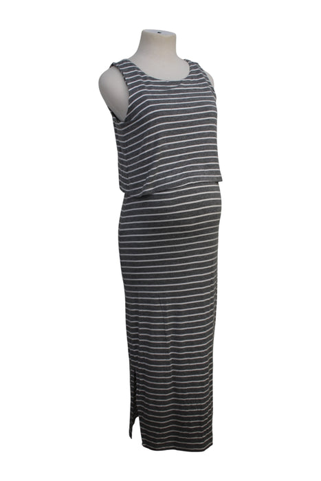 A Black Sleeveless Dresses from Seraphine in size Maternity-XS for maternity. (Back View)