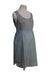 A Grey Sleeveless Dresses from Seraphine in size Maternity-S for maternity. (Back View)