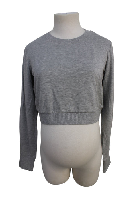 A Grey Crewneck Sweatshirts from Seraphine in size Maternity-XS for neutral. (Front View)