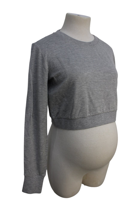 A Grey Crewneck Sweatshirts from Seraphine in size Maternity-XS for neutral. (Back View)