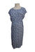 A Blue Short Sleeve Dresses from Seraphine in size Maternity-S for maternity. (Front View)
