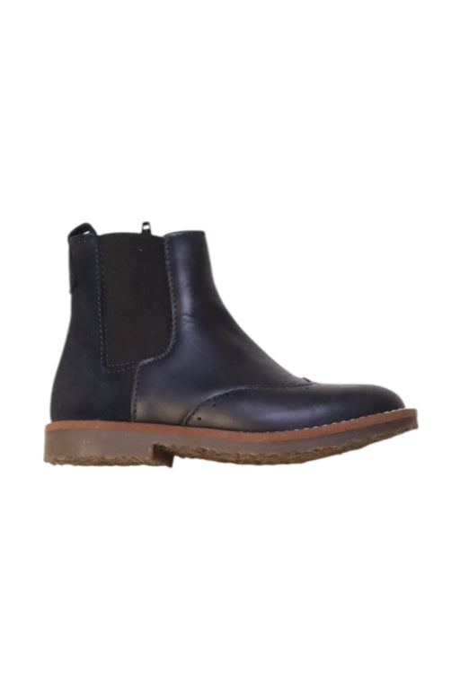 A Navy Casual Boots from Jacadi in size 4T for girl. (Front View)
