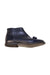 A Navy Booties from Jacadi in size 5T for girl. (Front View)