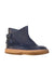 A Navy Booties from Jacadi in size 4T for girl. (Front View)
