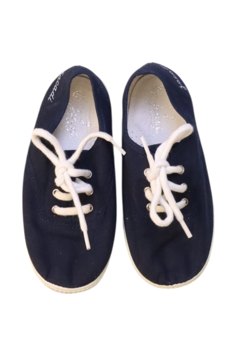 A Navy Sneakers from Jacadi in size 4T for girl. (Back View)