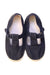 A Navy Flats from Jacadi in size 5T for girl. (Back View)